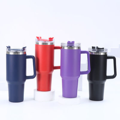 Vehicle Mounted Stainless Vacuum Sealed Bottle Insulated With Screw On Lid Custom Logo