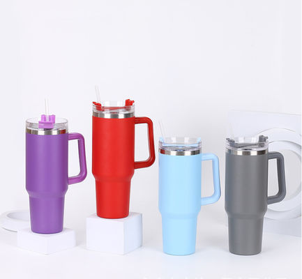 Vehicle Mounted Stainless Vacuum Sealed Bottle Insulated With Screw On Lid Custom Logo