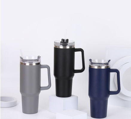Vehicle Mounted Stainless Vacuum Sealed Bottle Insulated With Screw On Lid Custom Logo