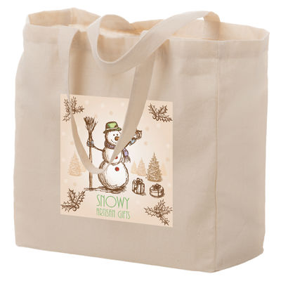 Personalized Cotton Tote Bag Bulk Reusable For Supermarket Grocery 12OZ