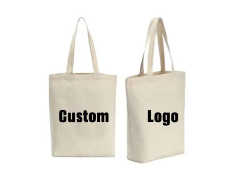 Heavy Duty Shopping Canvas Grocery Bags Monogram Tote Reusable Washable