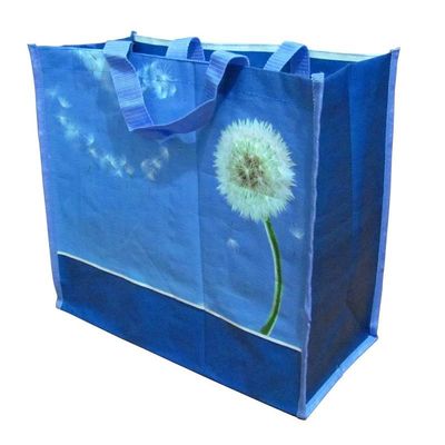 Laminated PP Nonwoven Tote Bags Eco Friendly 120g 14"X16"X10"