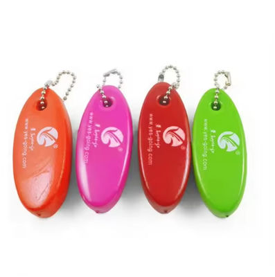 Blank Plain PU Boating Bulk Floating Keychains Foam Floater Ring Personalized