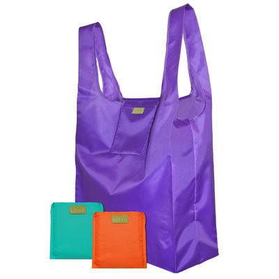 Custom Foldable Shopping Bag Tote Polyester Nylon Promotional