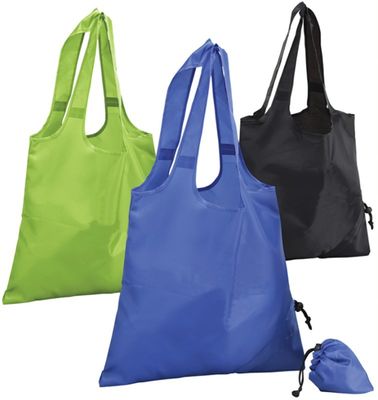 Custom Foldable Shopping Bag Tote Polyester Nylon Promotional