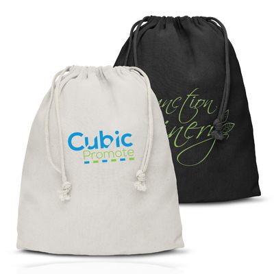 Small Custom Cotton Drawstring Bags Bulk With Shoe Compartment Machine Washable