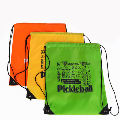 Waterproof Nylon Polyester Small Nylon Drawstring Bags Pouch Backpack Gymsack