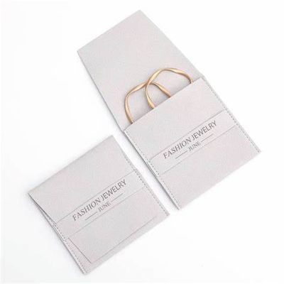 Suede Jewelry Pouch Organizer Box Envelope Pouch Travel Bag