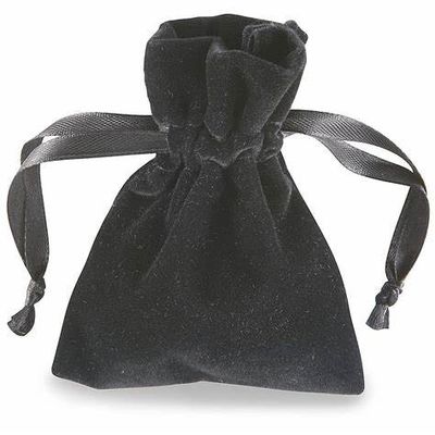 Soft Printed Velvet Flannel Mint Travel Jewelry Drawstring Bag Pouch Necklace Watch Rings