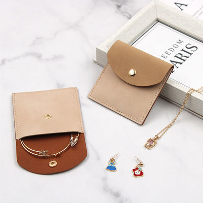 Bulk Velvet Jewelry Bags Ring Pouch With Snap Button 5x5