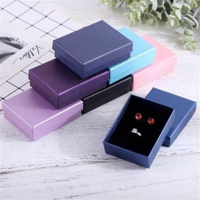 Debossed Small Cardboard Drawer Boxes Giftbox For Jewelry Package