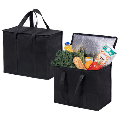 Nonwoven Thermal Insulated Grocery Bag Cooler Personalized Printing for Food Fruit Storage