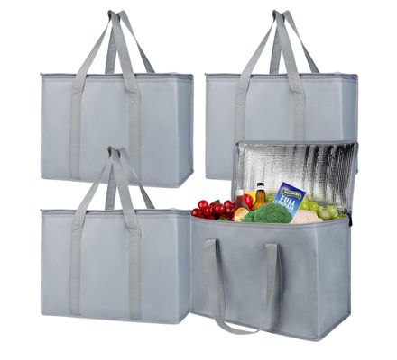 Nonwoven Thermal Insulated Grocery Bag Cooler Personalized Printing for Food Fruit Storage
