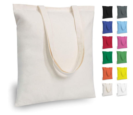 Wholesale Daily Sustainable Natural washable canvas shopping bags 12oz