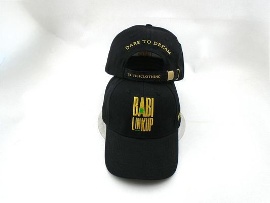 Customizable Baseball Cap With Flat Embroideried Logo Promotion Sports Cap