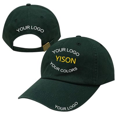 Customizable Baseball Cap With Flat Embroideried Logo Promotion Sports Cap