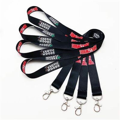 Custom Lanyard Heat Transfer Printed Lanyards with Logo for Advertising and Promotions