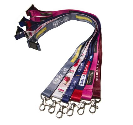Custom Lanyard Heat Transfer Printed Lanyards with Logo for Advertising and Promotions