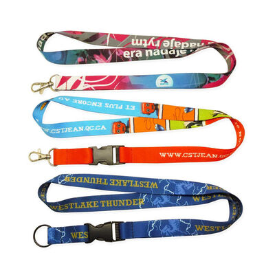 Custom Lanyard Heat Transfer Printed Lanyards with Logo for Advertising and Promotions