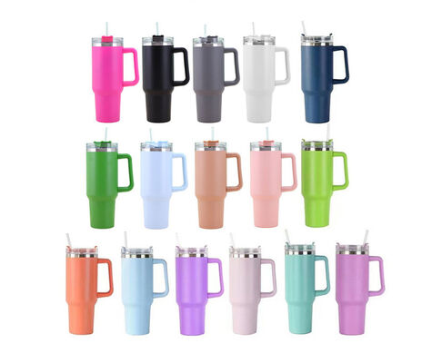 Custom Logo 40oz 304 Stainless Steel General-1 Vacuum Flask Water Bottle Cup Tumbler For  On Auto Car