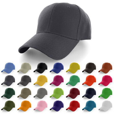 Blank Baseball Cap Adjustable Back Strap Cotton Plain Blank Hat Unisex Baseball Cap For Trucker Men Women