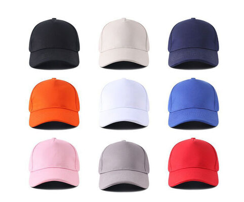 Blank Baseball Cap Adjustable Back Strap Cotton Plain Blank Hat Unisex Baseball Cap For Trucker Men Women
